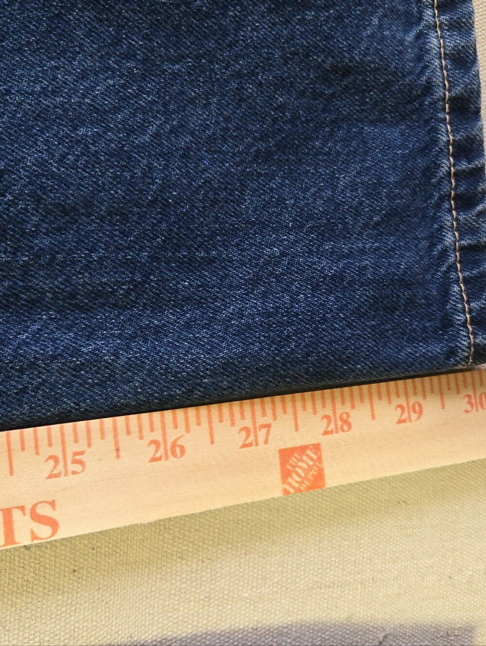 Zara Women's Dark Blue Relaxed Carpenter Jeans 100% Cotton - Picture 3 of 7
